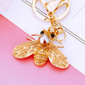 Pearl Bee Keychains in White Green and Champagne with Unlisted Main Image view 3