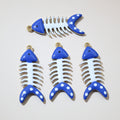 Colorful Enamel Fishbone Charms in Nine Color Options view 12