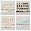 Round Enamel Alphabet Charms A to Z in Seven Color Sets view 3