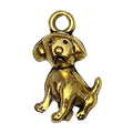 Gold-Tone Dog Metal Charms with 25 Listed Options for DIY Jewelry Making view 7