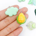 Green Butterfly Glossy Charms with 11 Listed Options view 4