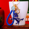 Royal-Blue Floral-Horse Royal-Blue-Strap