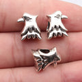 15x12x7.7mm 3.7g Antique Silver Zinc Alloy Eagle Head Large Hole Beads for DIY Bracelet Jewelry Making