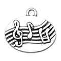 Antique Silver Musical Instrument Metal Charms with 26 Listed Options view 11