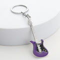 Metal Electric Guitar Keychain in Six Color Styles view 6
