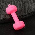 Mini Gym Dumbbell Shaped Charm Pendants in Ten Colors view 3