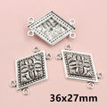 Ornate Multi-Loop Metal Connectors in Nine Floral Designs view 6