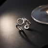 Silver Open Abstract