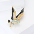 Enamel Hummingbird Brooch Decorative Lapel Pin For Jackets And Scarves view 3