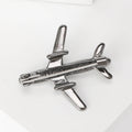 Polished Airplane Brooch in Four Metal Finishes Decorative Lapel Pin view 3