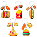 Fast Food and Sports Ball PVC Keychains in 10 Playful Styles view 2