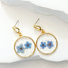 Blue Flower Studs