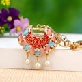 Jeweled Ruyi Lock Keychains and Braided Wrist Strap Components view 4
