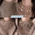 Brown Beaded Pendant and Layered Necklaces in Thirteen Styles view 1