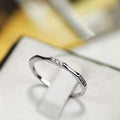 Ultra-Slim Clear Stone Wave Ring In Twenty-Four Metal Tones view 3