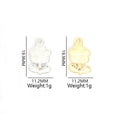 Enamel Flower Charms in Five Colors and Two Metal Tones view 2
