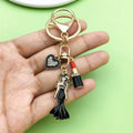 Fashion Accessory Charm Keychains Featuring White High Heel Across 43 Pictured Variations view 3