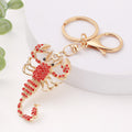 Rhinestone Scorpion Keychain Gold Tone Insect Charm Styles view 7