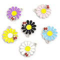 Enamel-Look Gold Silver Ladybug Alloy Charms in 12 Styles view 3