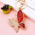 Mixed Patterned Tassel and Multicolor Jeweled Butterfly Keychains in Sixteen Styles view 6