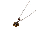 Vintage Brown and Gold Tone Pendant Necklaces in Six Designs view 5