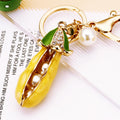 Enamel Pea Pod and Mixed Auspicious Motif Keychains view 9