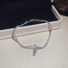 Silver Pave Butterfly