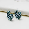 Green Checker Hoops