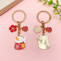 Flower Charm Keychains in 17 Pictured Variations for Bags and Keys view 3
