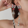 Red Bow Jhumkas