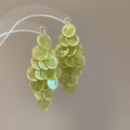 Translucent Sequin Cluster Earrings in Nineteen Colorful Designs view 12