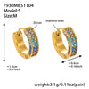 F930 Blue-Medium Earrings