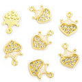 Crystal Crown and Heart Charm Collection for Jewelry Making view 10