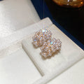 Gold Pearl Cluster C Earrings Multi Pearl Crystal Ring view 7