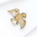 Crystal Eagle Brooch With Colorful Enamel Wings in Three Styles view 4