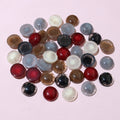 Round Mixed Print Resin Cabochons in Ten Assorted Sets view 4