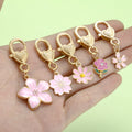 Rose, Sunflower and Daisy Charm Keychains Featuring Purple Heart Across 18 Variations view 3