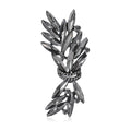Marquise Crystal Leaf Cluster Bow Brooch Four Colors view 1