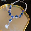 Blue Pearl Necklace