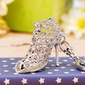 Openwork High Heel Keychains in Gold and Silver Tone Finishes view 2