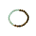Wood Bead Stretch Bracelet Gourd Charm Stone Mix 2 Styles view 5
