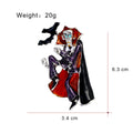 Clown Enamel Metal Brooch Pin for Jackets and Lapels view 2