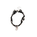 Black and White Lace Choker Necklace with Cross Pendant view 5