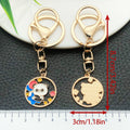 Bamboo Panda Enamel Keychains with Dual Clasps, 9 Designs view 5