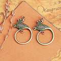 Vintage Alloy Phoenix Charm Pendant in Ethnic Style
