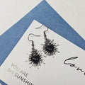 Gothic Heart Wing Alloy Drop Earrings 5 Dark Styles view 8