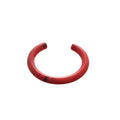 Thick Rounded Resin Open Cuff Bracelet In Seven Colors view 5