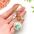 Starfish, Conch and Shell Charm Keychains in 66 Pictured Variations for Bags and Keys view 1