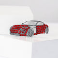 Crystal Studded Car Brooch Pin in Five Color Options view 3