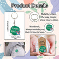 School Time Wooden Keychain With Clock Print, Two Package Options view 4